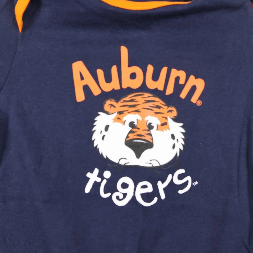 Auburn Tigers Bodysuit Infant One Piece 3-6M NCAA Football Kids Outfit Baby Gift
